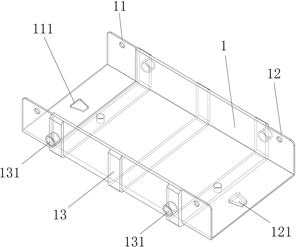 Cradle easy to assemble and disassemble