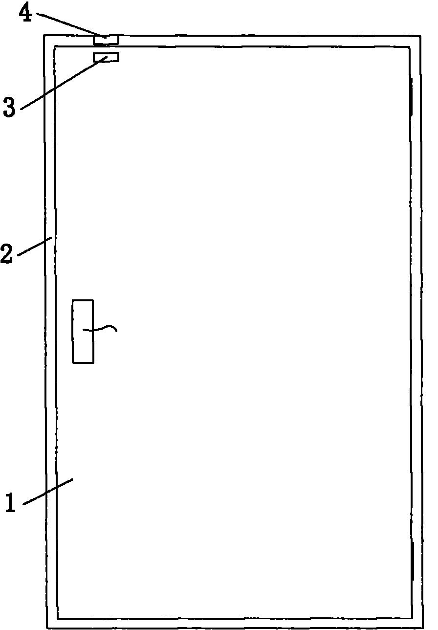 On-line real-time monitoring system of fireproof door and window