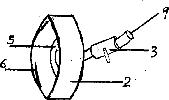 Air pressure type medical chest enhancement prosthesis introducing device