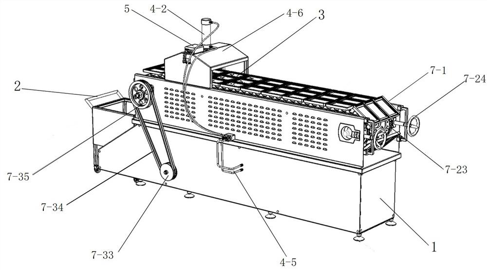 Automatic nondestructive disassembly system and disassembly method for waste mobile terminal complete machine