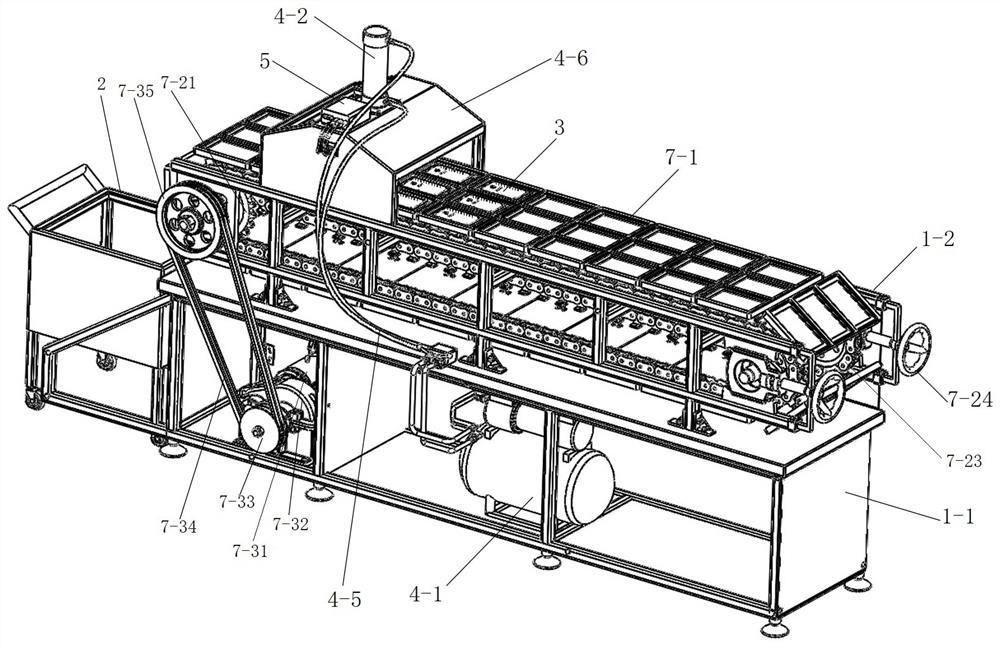 Automatic nondestructive disassembly system and disassembly method for waste mobile terminal complete machine