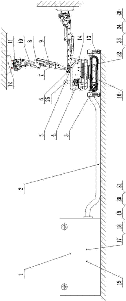 Water-jet intelligent robot