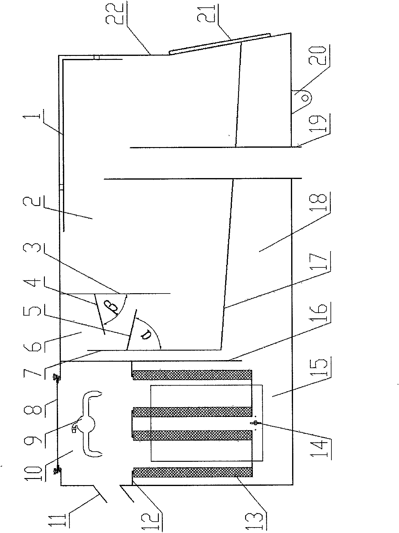 Pure absorption type dust absorption vehicle body