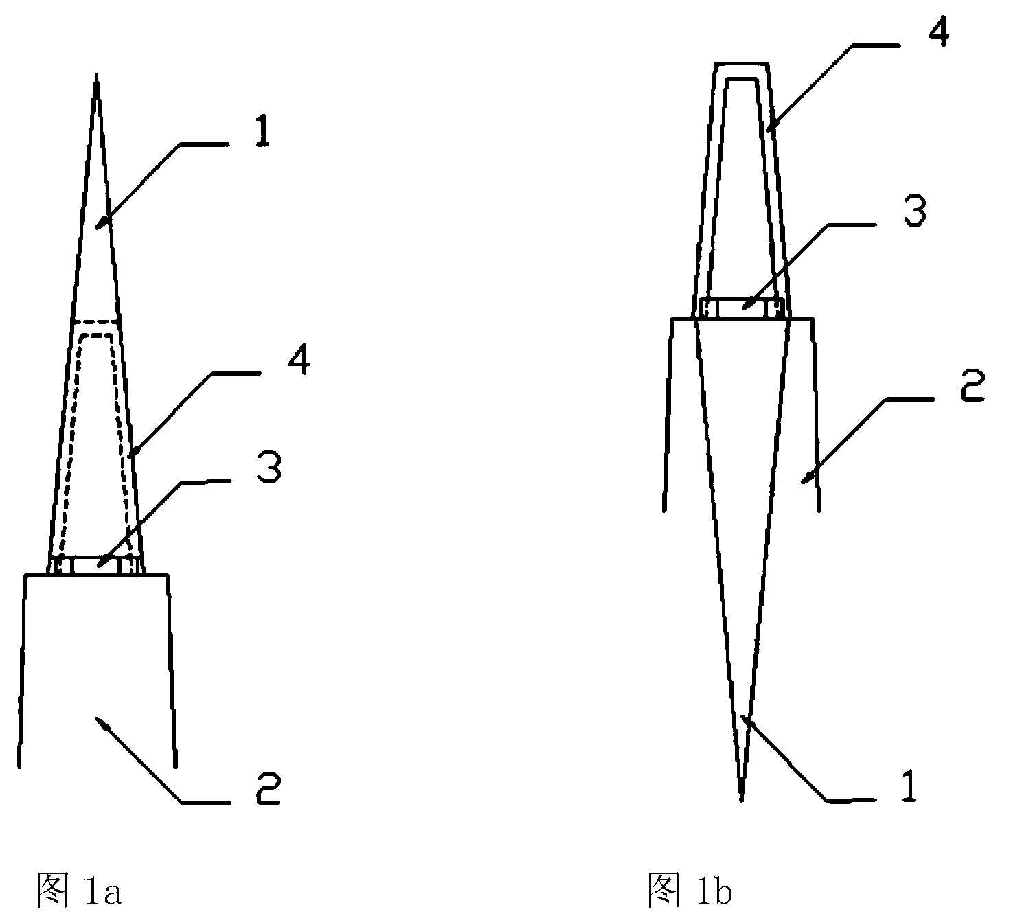 Wind turbine blade with automatic windward area adjustment function