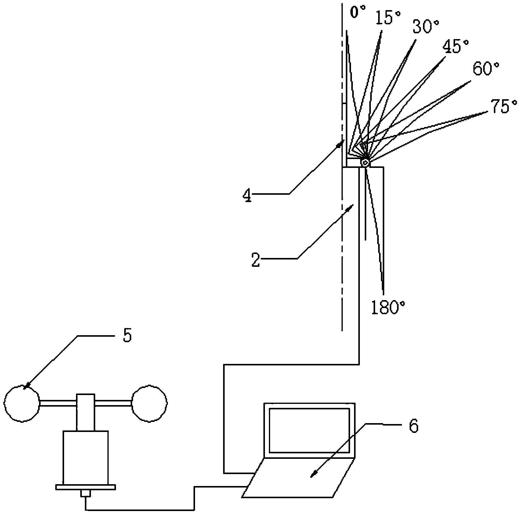 Wind turbine blade with automatic windward area adjustment function