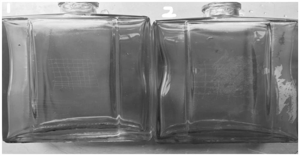 Boiling-water-resistant water-based glass coating material and preparation method thereof