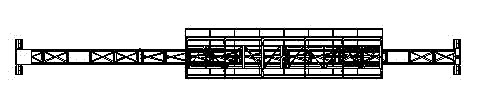 Needle beam type inverted arch lining sliding framework and construction method thereof