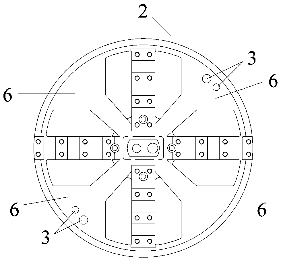 A test method for simulating passive failure of excavation face of shallow buried shield tunnel