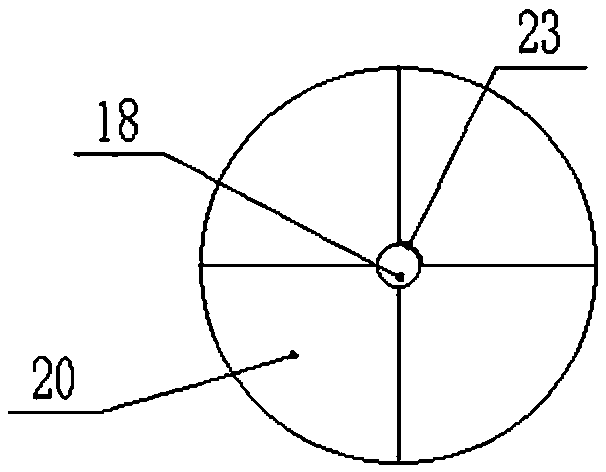 Automatic feed putting device for chicken farm