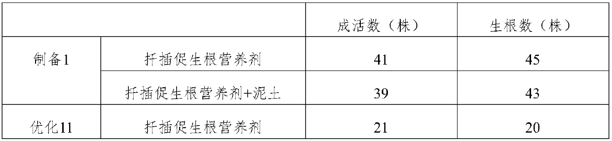 Cutting rooting promoting nutritional agent prepared from waste edible mushroom sticks and preparation method thereof