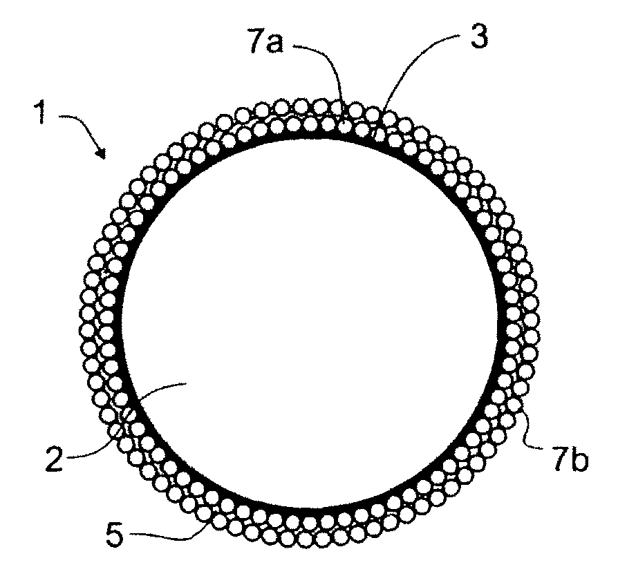 Elastomeric particle having an electrically conducting surface, a pressure sensor comprising said particles, a method for producing said sensor and a sensor system comprising said sensors