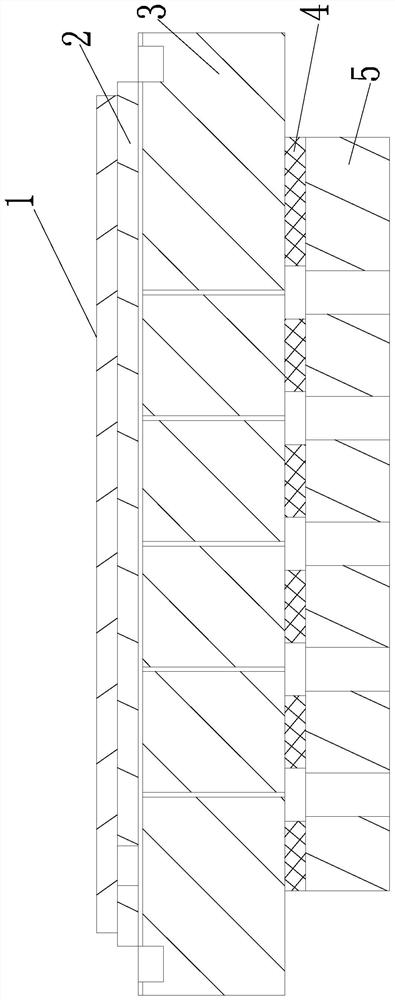 Process and device for preparing continuous combined filament yarn