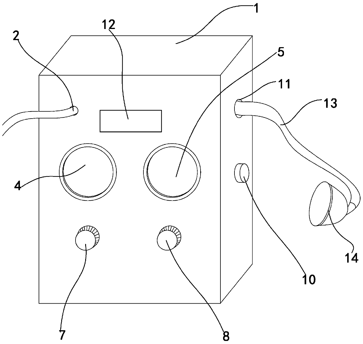 Negative pressure skin penetration administration instrument and using method thereof