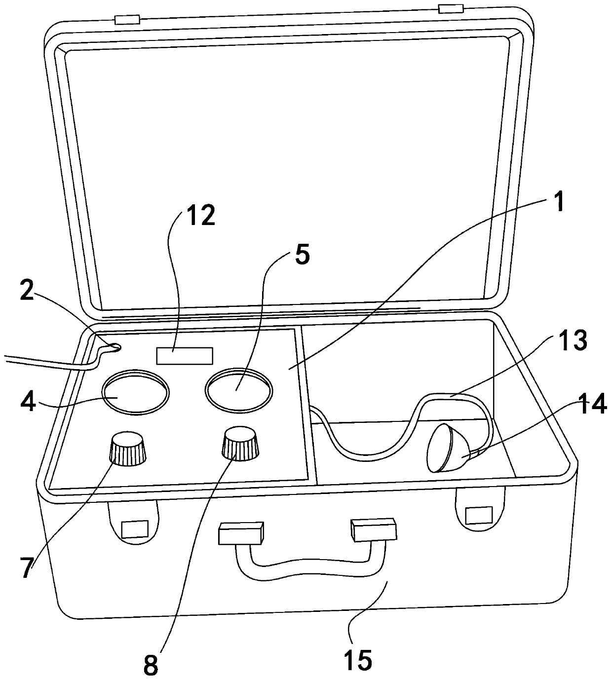 Negative pressure skin penetration administration instrument and using method thereof