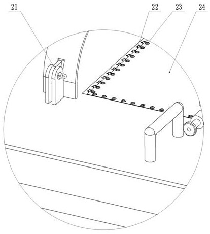 Lumbar disc herniation massage traction bed