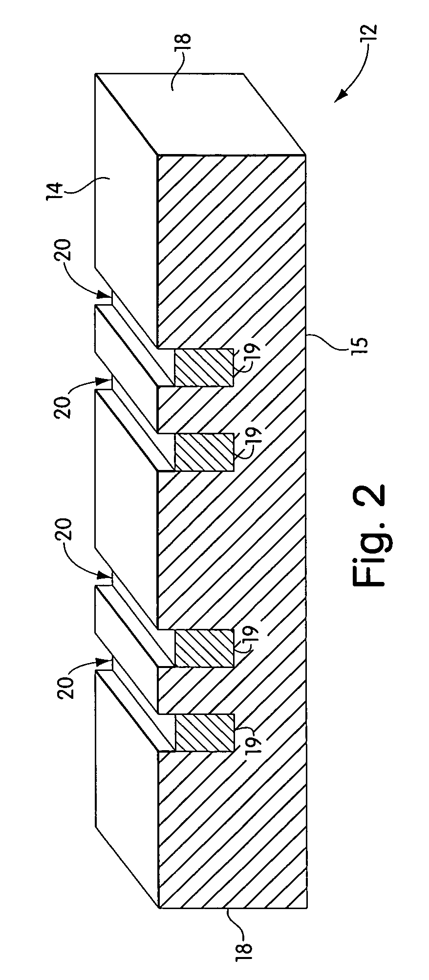 Channel-cut cushion supports