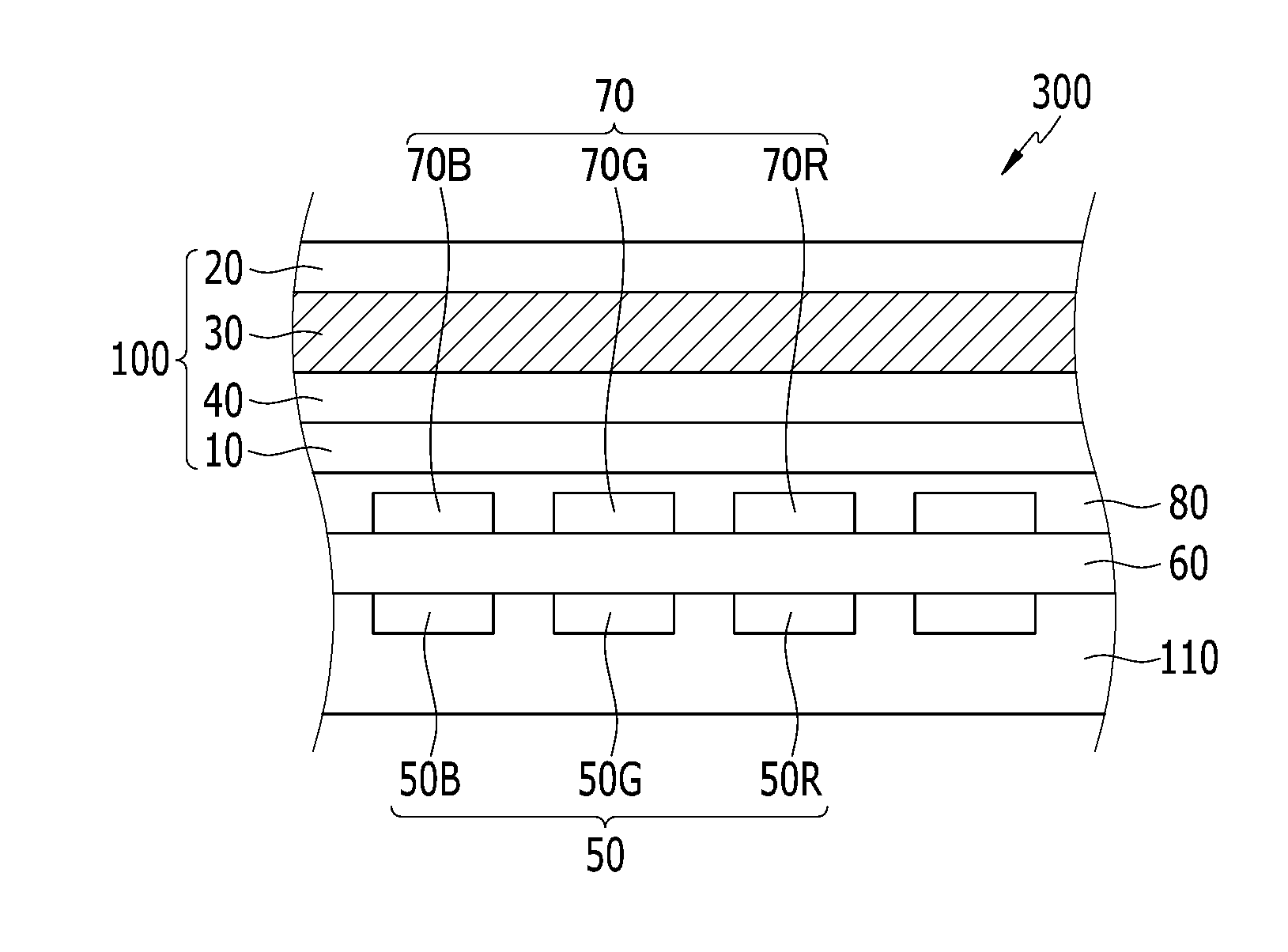 Optoelectronic device, and image sensor and electronic device including the same