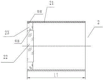 Structure of hard-tube anti-fog endoscope