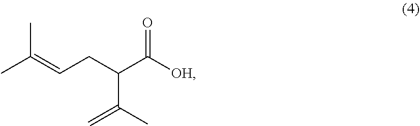 Processes for preparing 2-isopropenyl-5-methyl-4-hexenoic acid, 2-isopropenyl-5-methyl-4-hexen-1-ol, and a carboxylate ester thereof