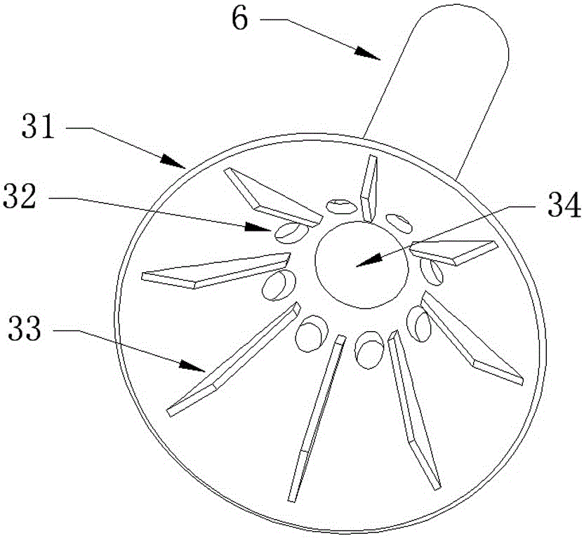 Reverse cone sieve disk ammonia leakage-free efficient chemical combination leaching device of copper ore