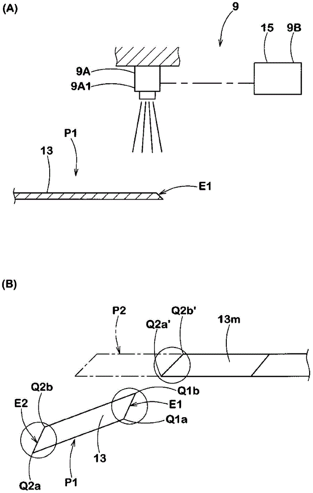 Manufacturing device for tire ply material