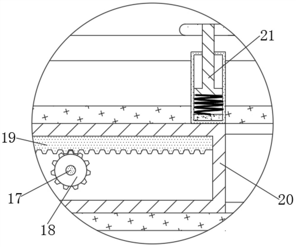 Computer network development auxiliary device based on gear transmission principle