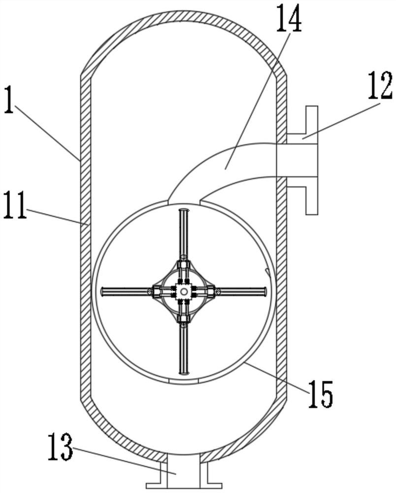 Sewage filtering device