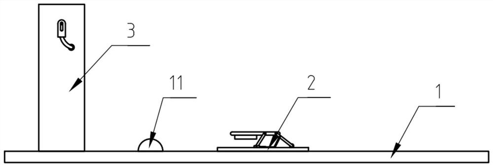 Electric vehicle charging pile for parking lot and adaptive control system thereof