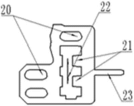 Transmission mechanism of mortise-blade lock