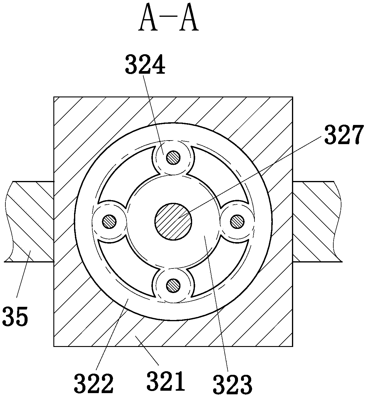 Mixing and grinding multi-procedure treatment system of fireproof coating