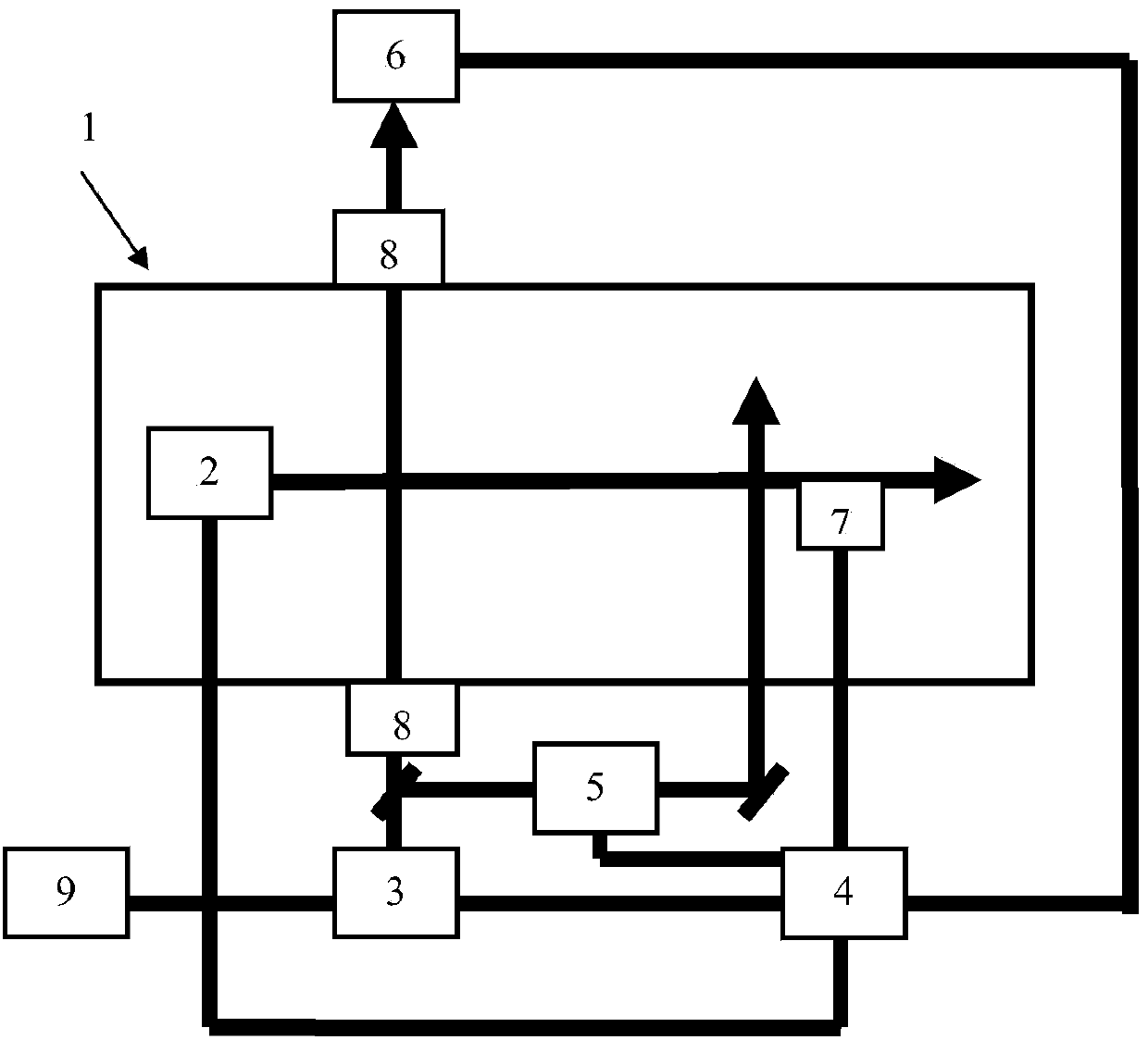 Single electron atom light clock and preparation method thereof