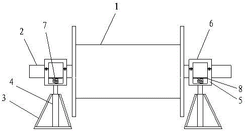 A variable friction cable pay-off