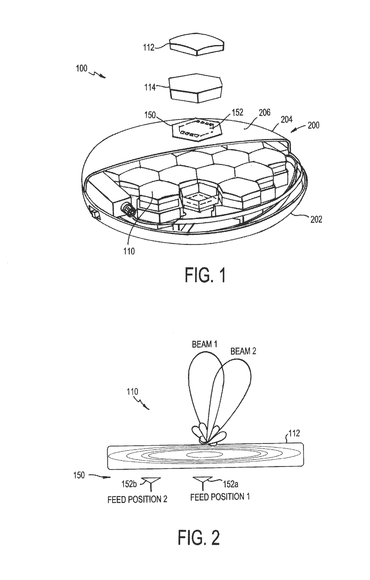 Lens antenna system