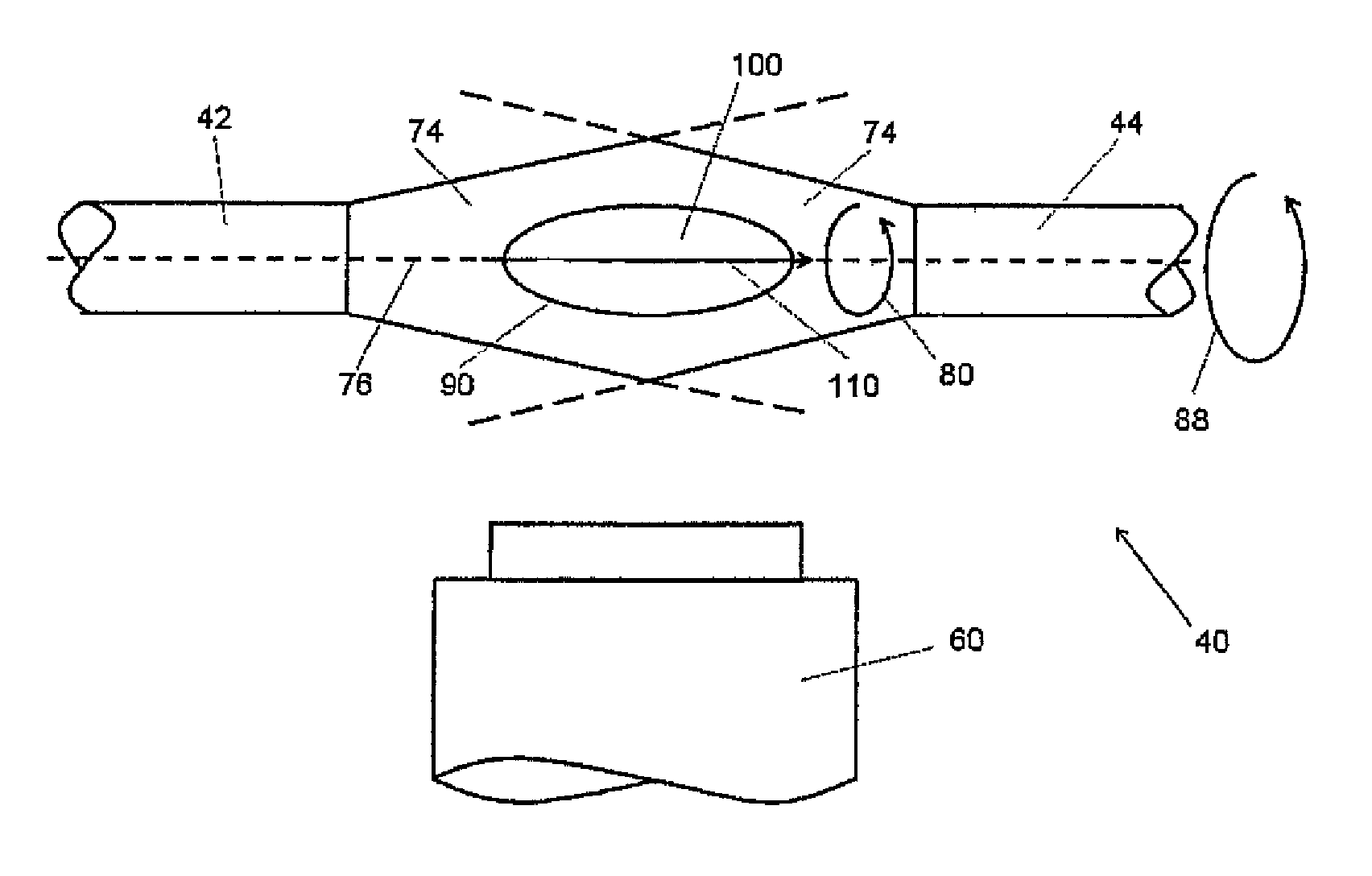 Device and method for the contactless manipulation and alignment of sample particles in a measurement volume using a nonhomogeneous electric alternating field