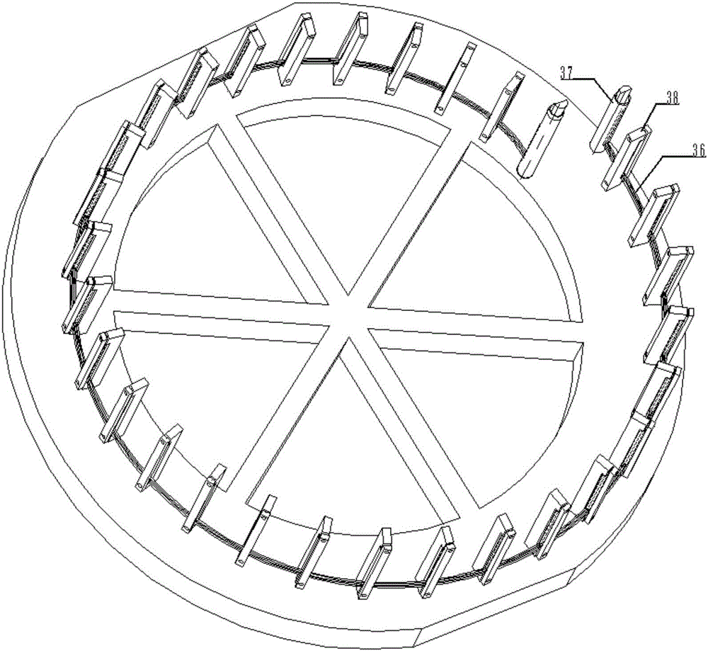 Supporting disk for soldering tool clamp of micro-diameter thin-walled tube of heat exchanger