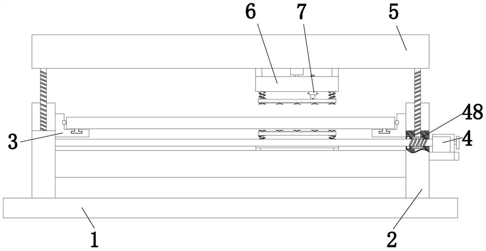 A quick opening device for flat glass manufacturing