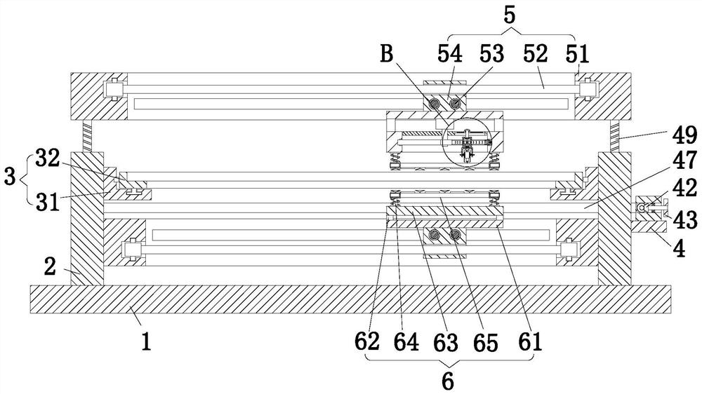 A quick opening device for flat glass manufacturing