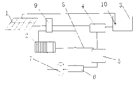 Unattended power supply system of sensor