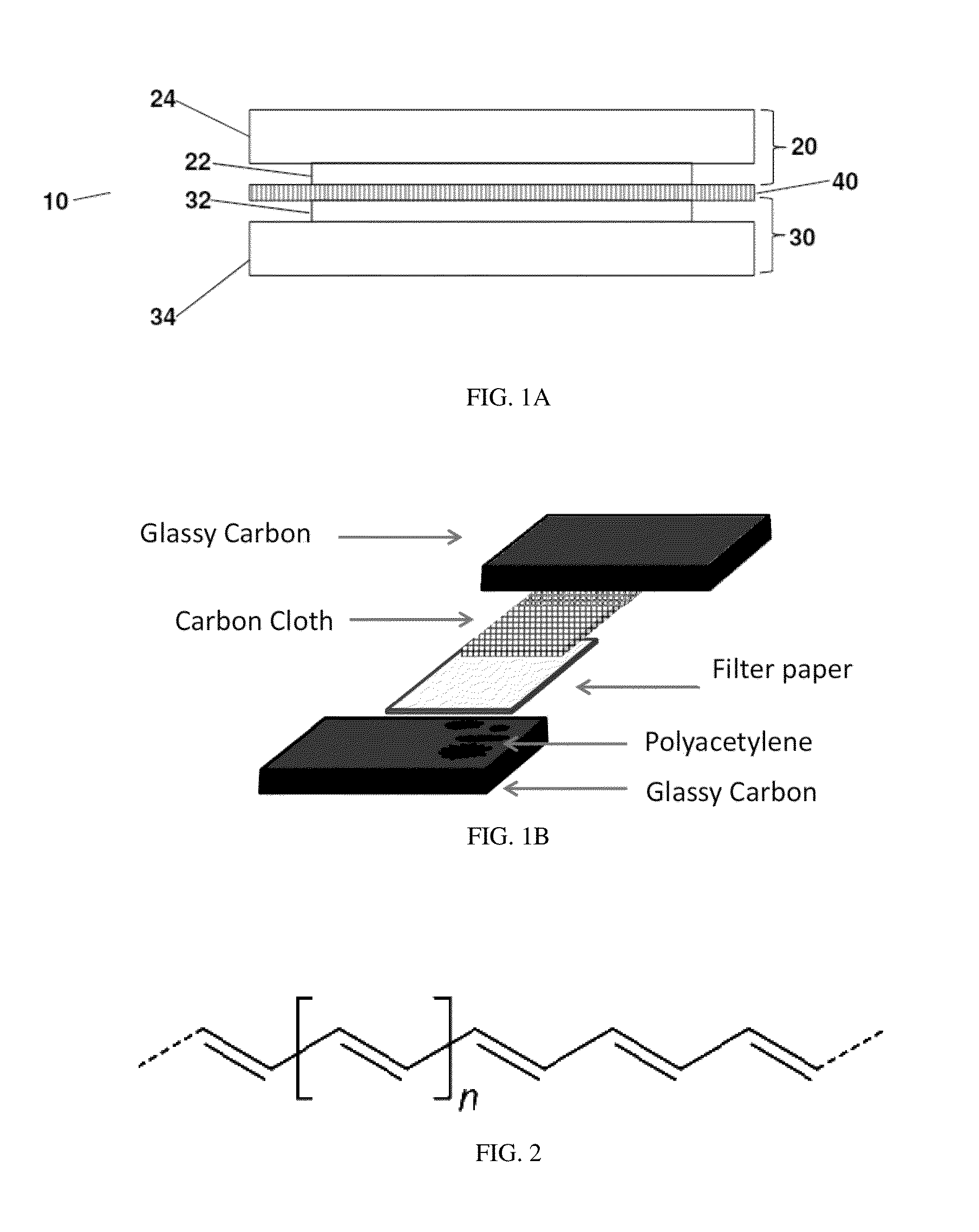 Devices and methods including polyacetylenes