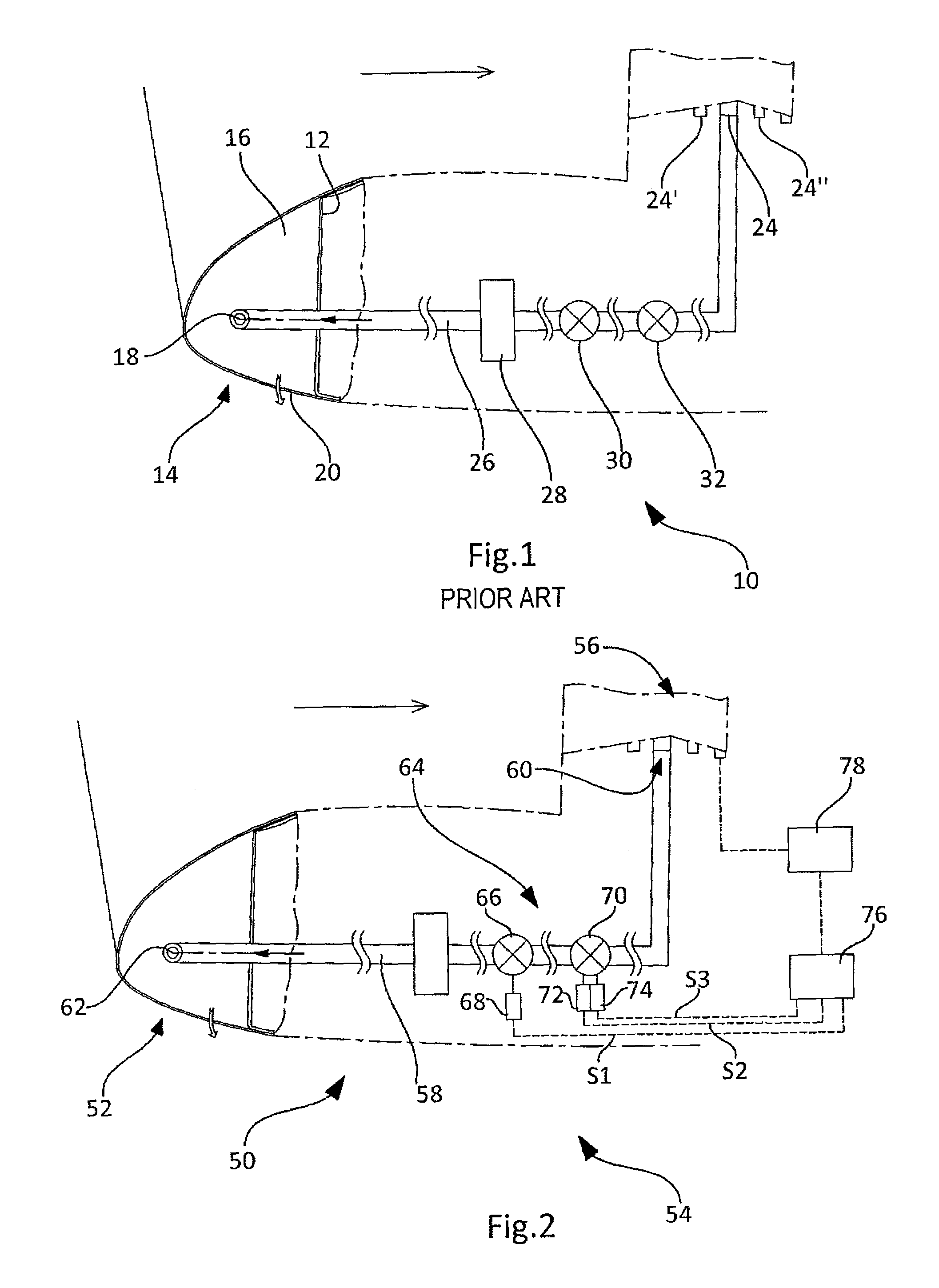 Method for regulating the de-icing of a leading edge of an aircraft and device for its implementation