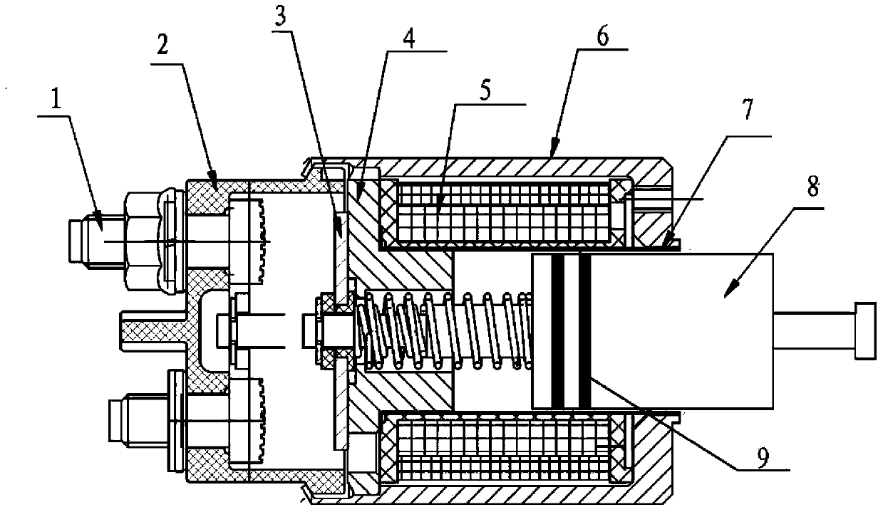 Starter electromagnetic switch with waterproof structure