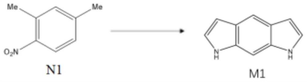 Synthesis method of benzo-p-dipyrrole molecule for hydrogen storage