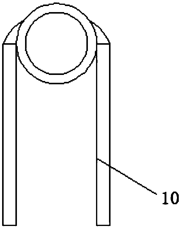 Dust collecting device for numerical control machine tool