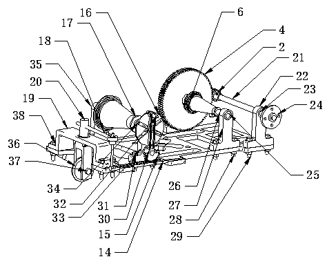 Double-reel S-type carbon-free cart