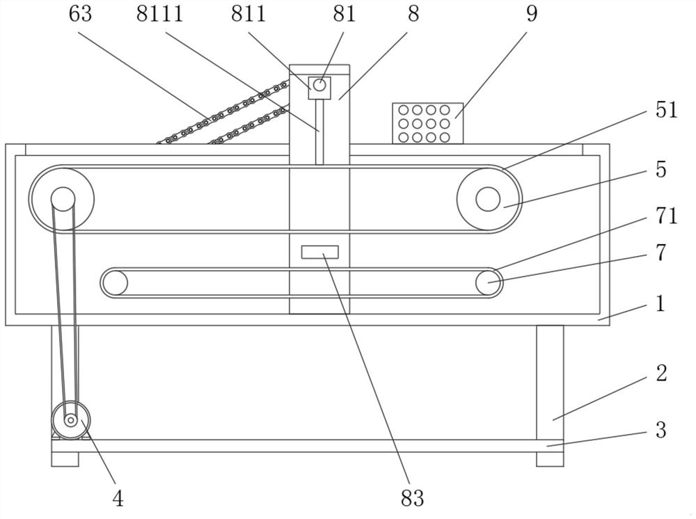 Food supply chain quality safety sampling inspection device and sampling inspection method thereof