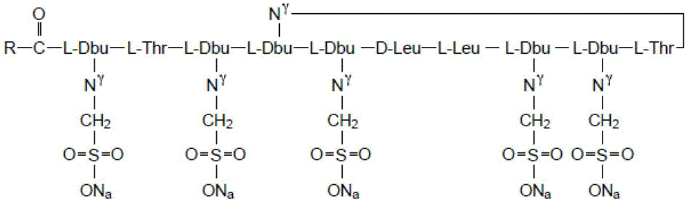 A kind of polymyxin e sodium methanesulfonate freeze-dried preparation and preparation method thereof