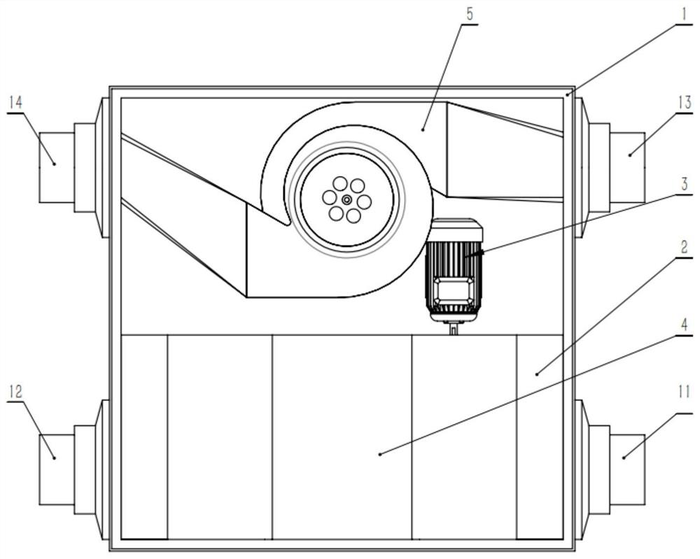 Vibration total heat exchanger for enhancing heat transfer