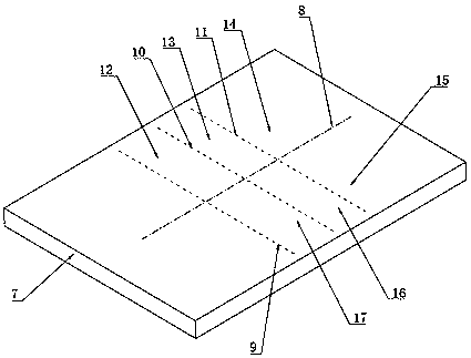 LNG ship engine room upper portion flat straight region multi-segment connecting construction type construction method