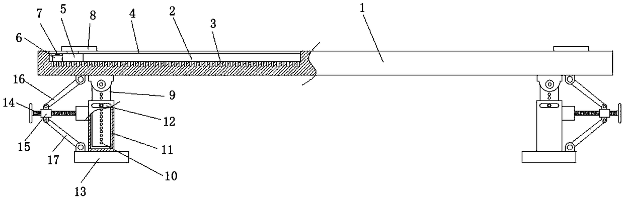 Fixing support for mechanical installation