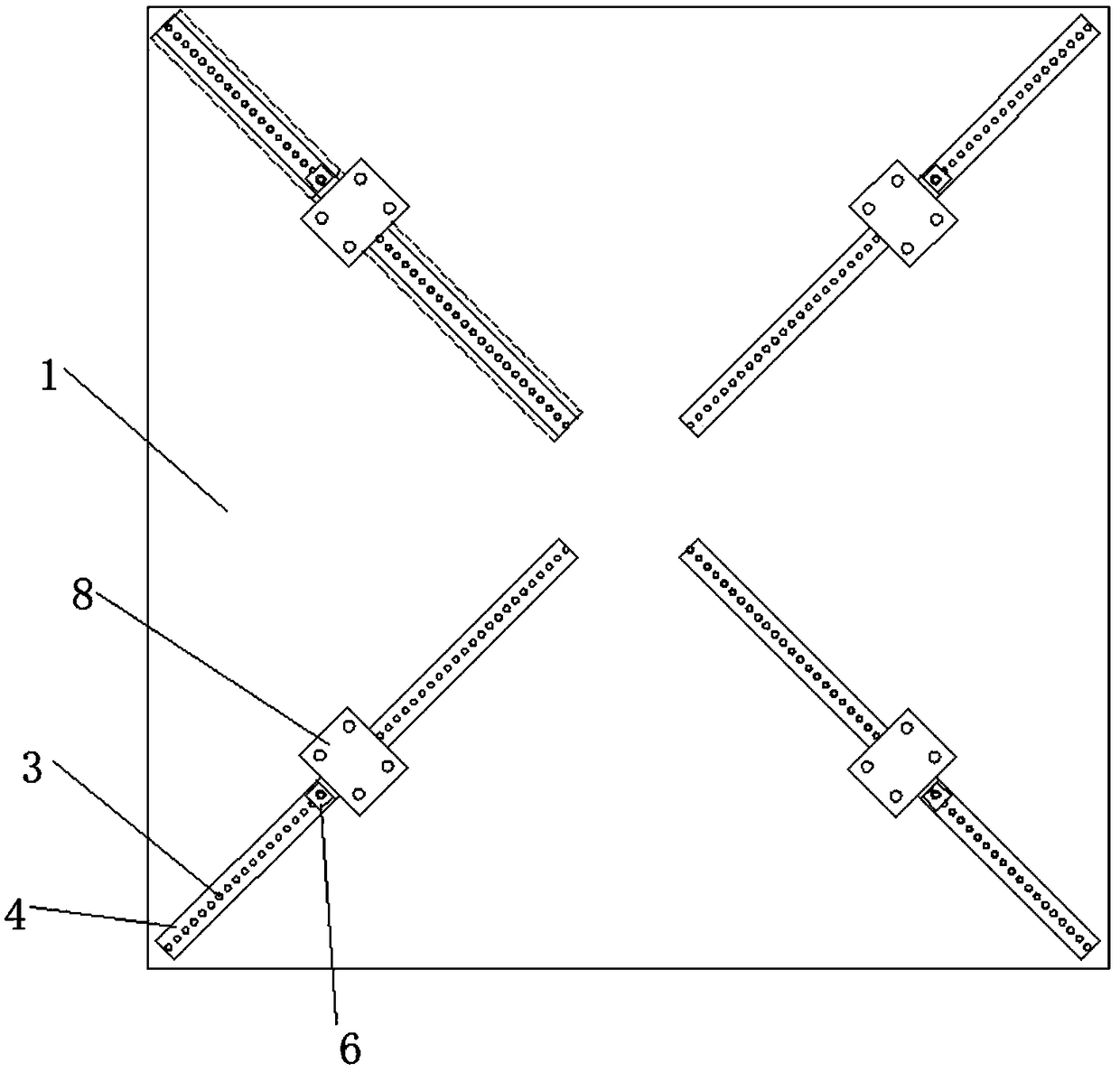 Fixing support for mechanical installation